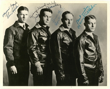 Notre Dame Four Horseman Multi-Signed 8x10 B&W Photograph Including Layden, Crowley, Miller and Stuhldreher (PSA/DNA)